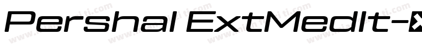 Pershal ExtMedIt字体转换